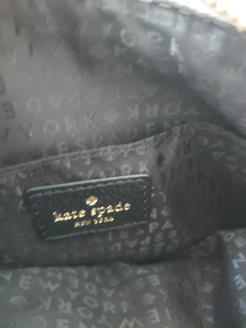 kate spade Two-Tone Black and Cream Crossbody Bag